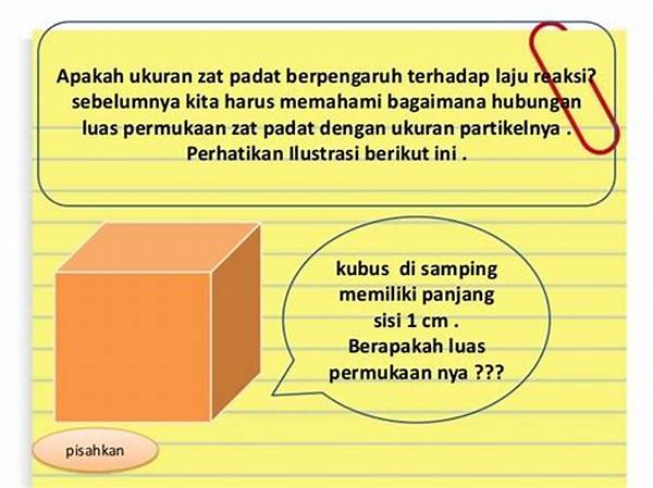 Pengaruh Luas Permukaan