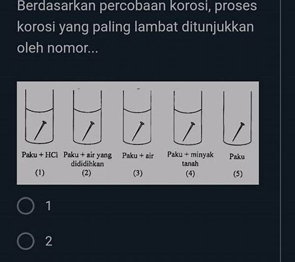 Percobaan Korosi